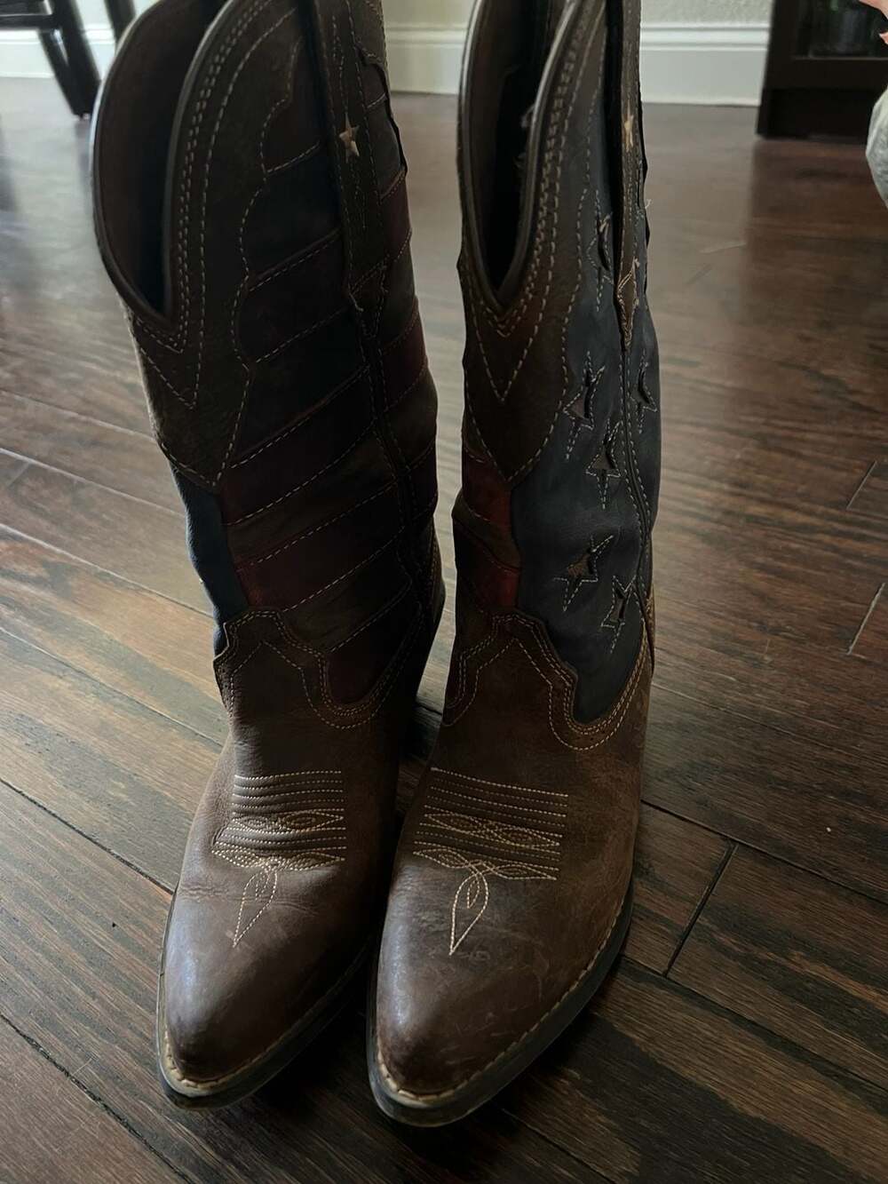 Durango Women's Crush Texas Flag Western Cowboy Boots